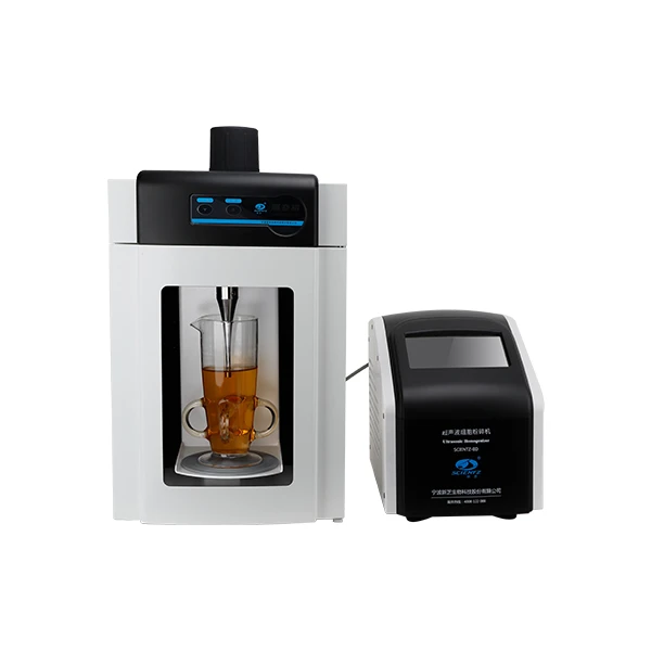 High Efficiency Ultrasonic Homogenizer 900W 0.5-600ml